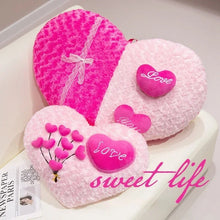 Heart-Shaped Plushie Pillow Pink