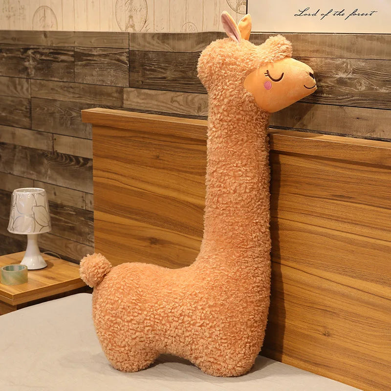 Long Alpaca Plushie Brown