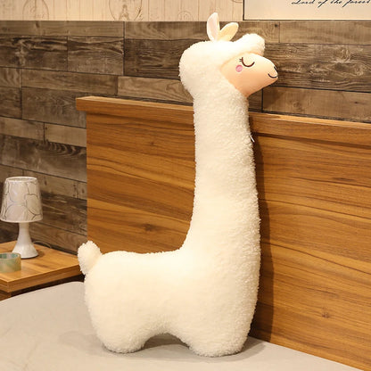 Long Alpaca Plushie White Color