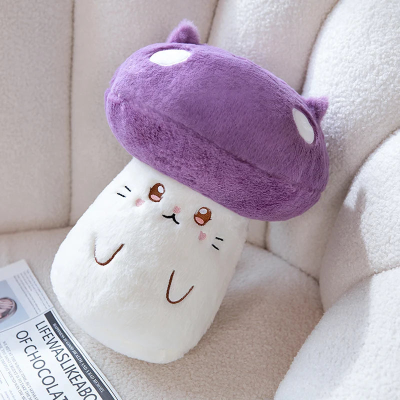 Mushroom Mates Kawaii Plushie Cat Stuffed Animal