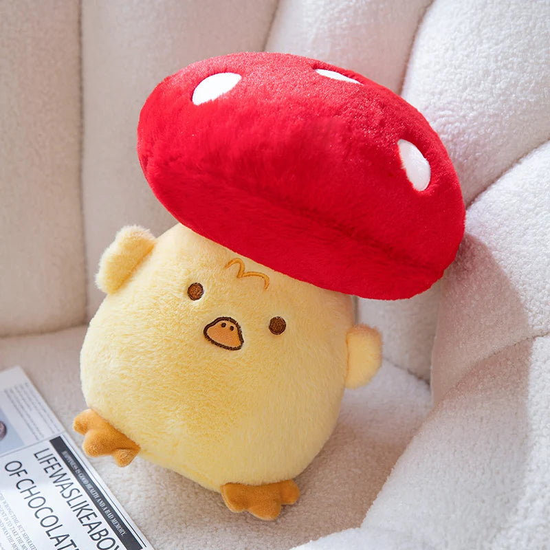 Mushroom Mates Kawaii Plushie Duck Stuffed Animal