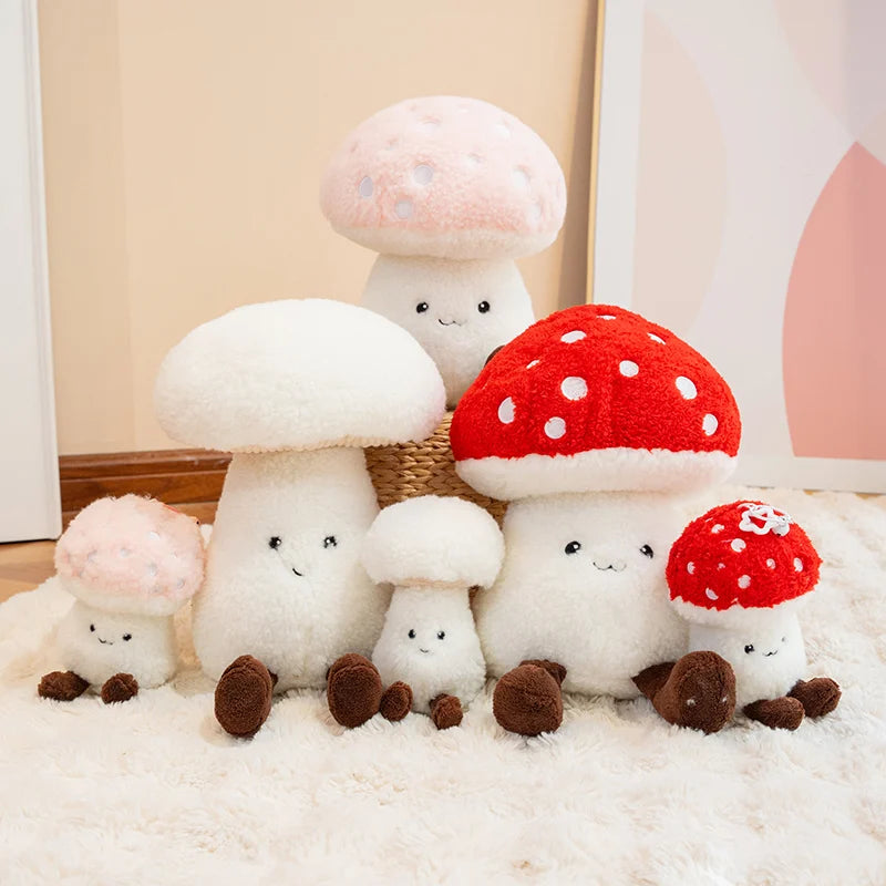 Mushroom Puff Plushie Sizes