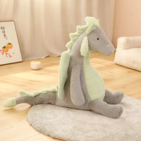 Kawaii Mystic Dragon Plushie Gray Color