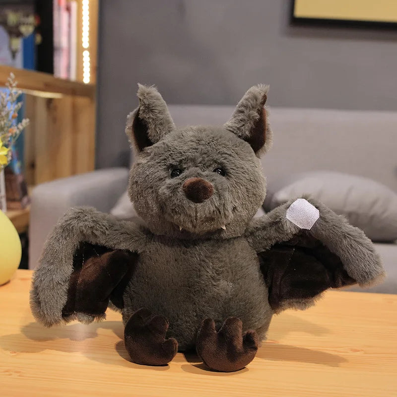 Nocti the Bat Plushie Dark Gray color gothic plush toy Dandelion Vine