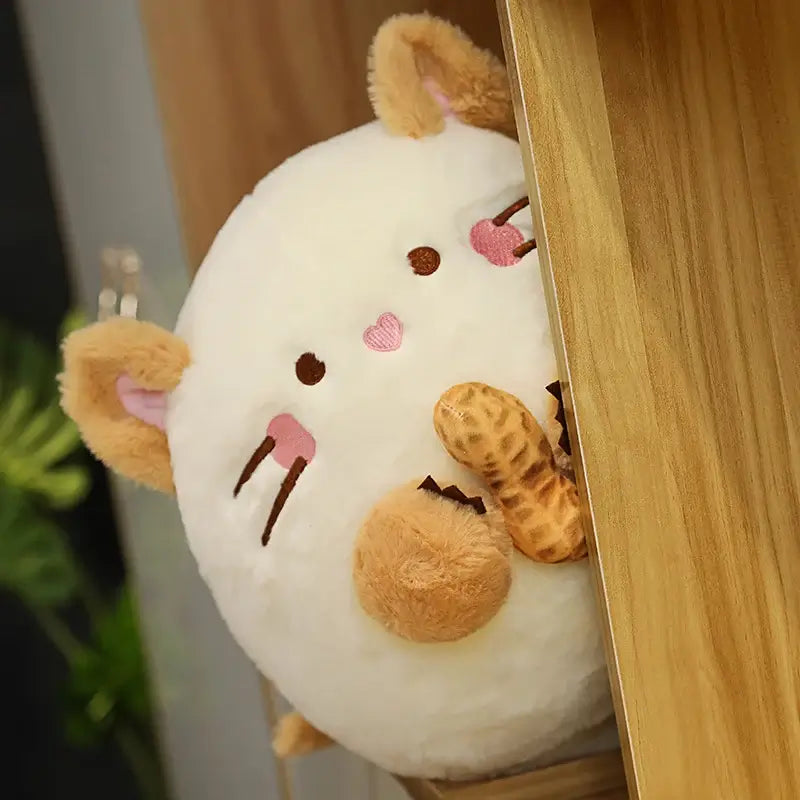 Nuts About You: Kawaii Mouse stuffed animal face detail