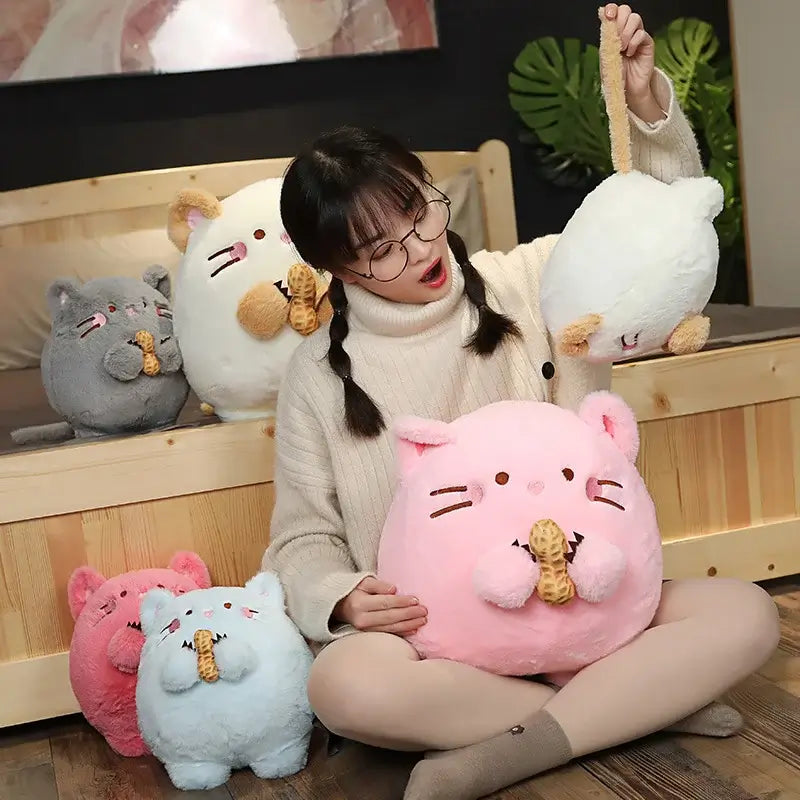 Nuts About You: Kawaii Mouse stuffed animal group of colors and sizes