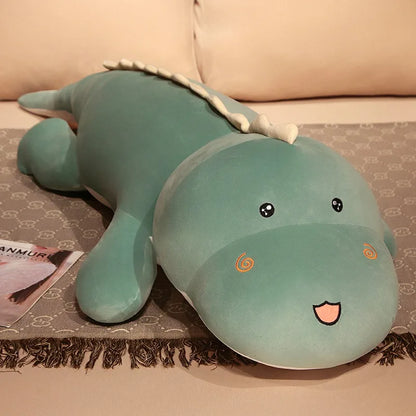 Oversized Dinosaur Plushie Body Pillow Green plush toy