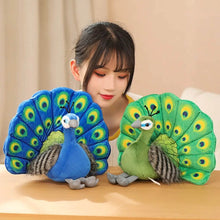 Paradise Peacock Plushie detailed