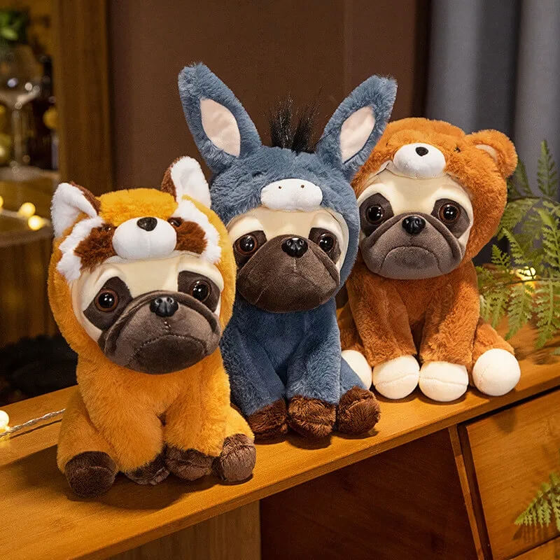 Pawfect Disguise Plush pug plushie stuffed animal
