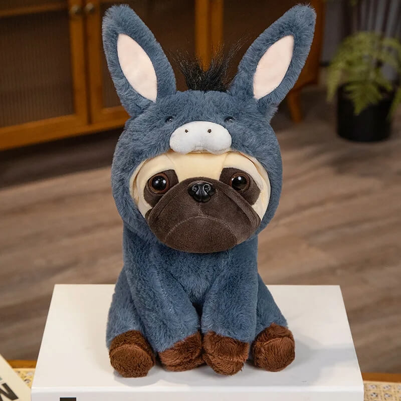 Pawfect Disguise Plush pug donkey plushie