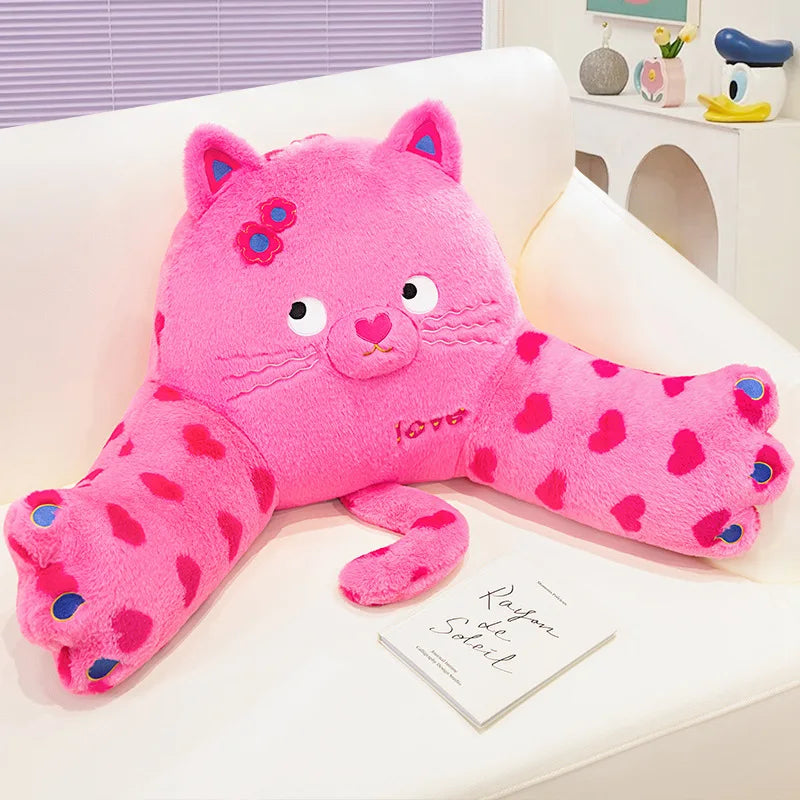 Pink Purrfection Lounge Pillow Kawaii Plush