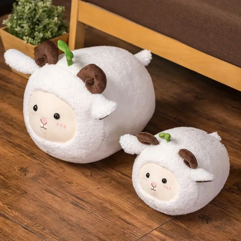 Plushy Puff Cotton Sheep stuffed animal sizes