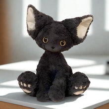 Purrfect Puff Snuggle Fluff Gray Devon Rex Cat Plushie