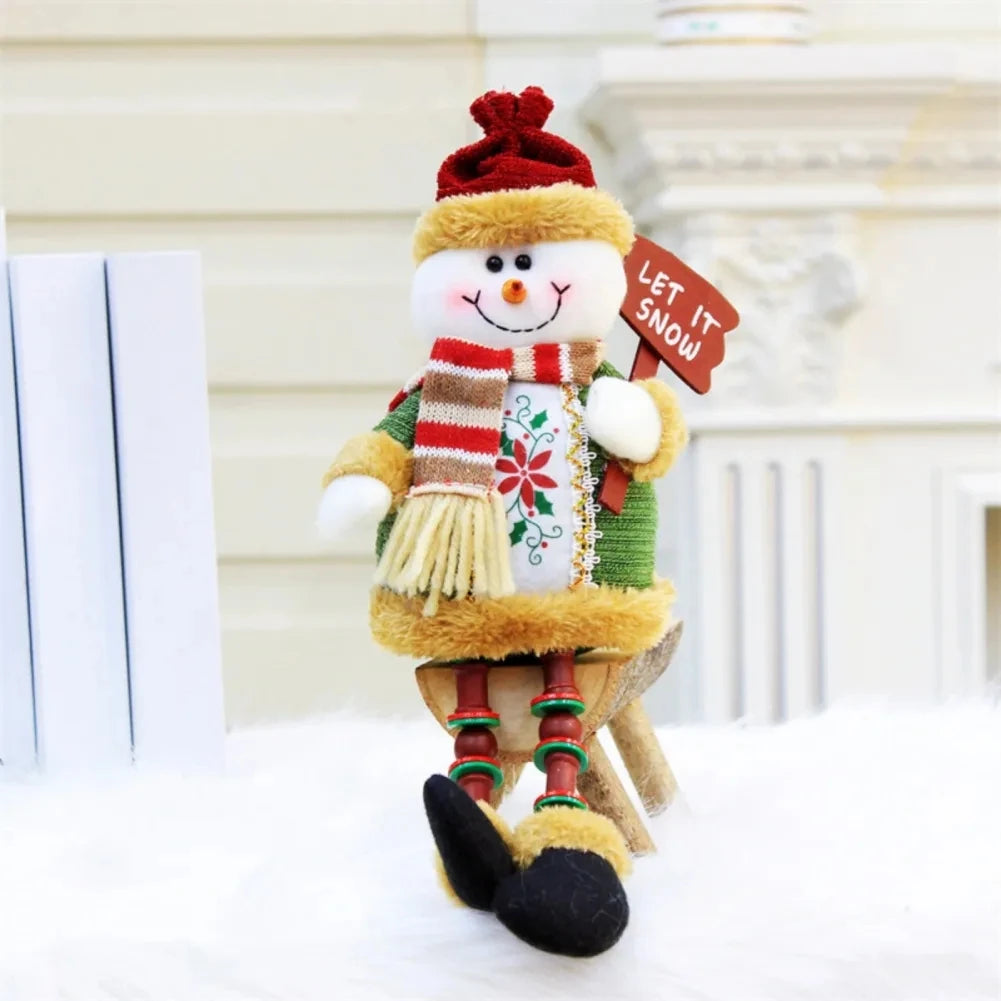 Jolly Christmas Doll Decorations Snowman