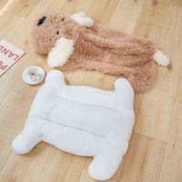 Snuggle Spot: Oversized Dog Pillow kawaii plushie showing removable washable cover