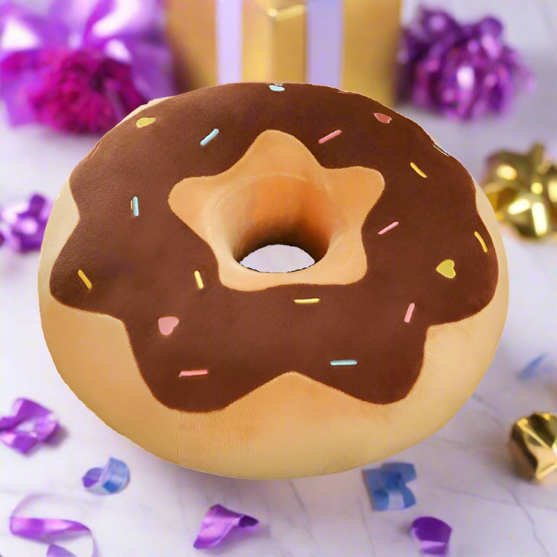 Snuggle Sprinkle Donut Delight chocolate drizzle delight plushie