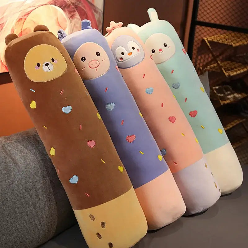 Snuggle Squad Long Plushie Pillow Kawaii Stuffed Animals