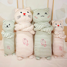 Snuggle Stripe Cat Body Pillow Plushie
