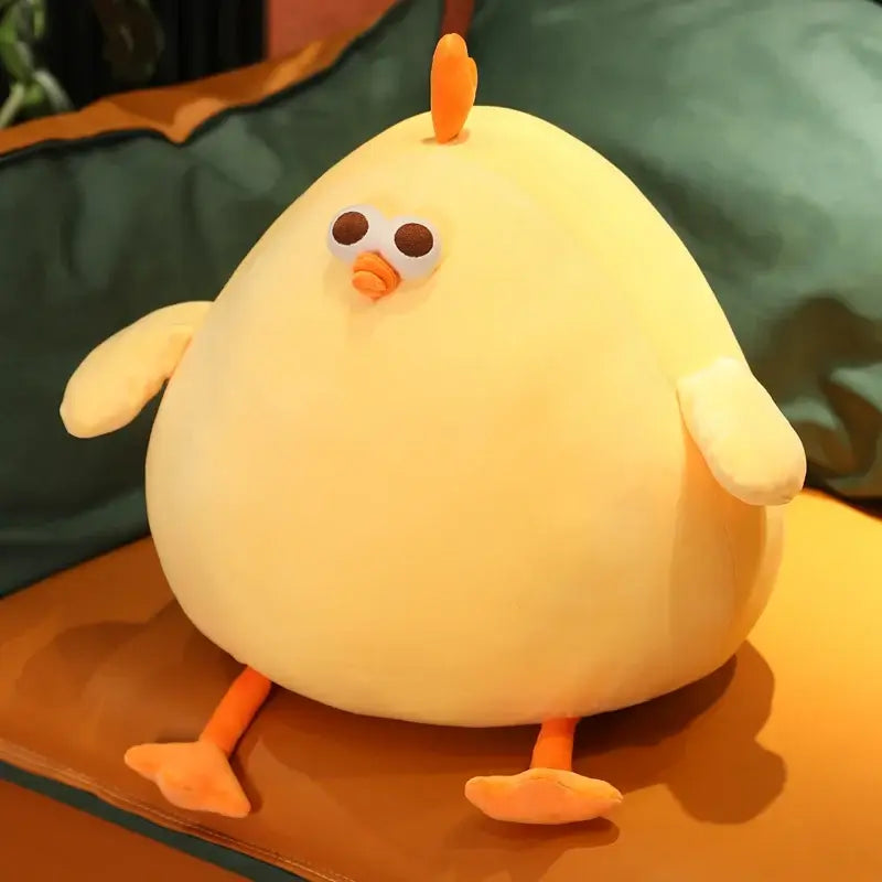 Squishy Chicken Cuddle Yellow Kawaii Plushie