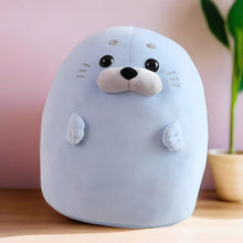 Squishy Seal Plushie blue