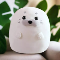 Squishy Seal Plushie white
