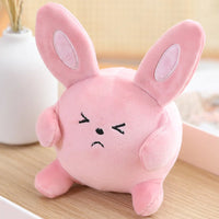 Squishy Stress Relief Bunny Plush Pink