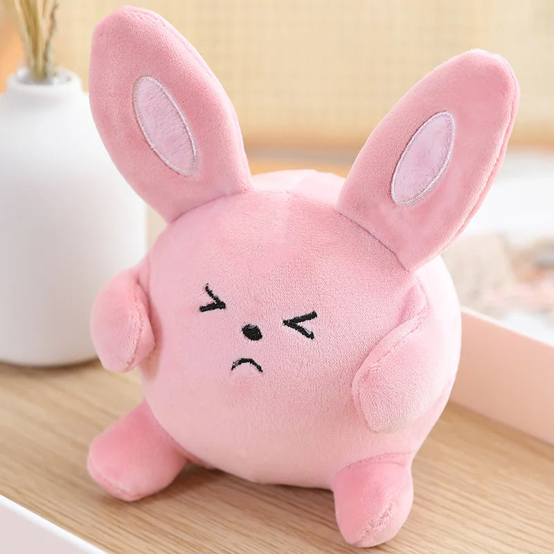 Squishy Stress Relief Bunny Plush Pink
