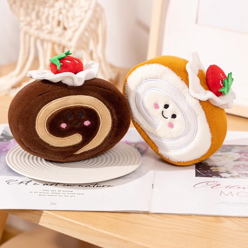 Strawberry Dream Roll Plush Toys