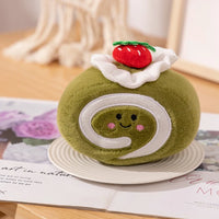 Strawberry Dream Roll Plushie Green