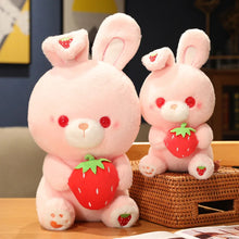 Strawberry Bunny Plushie Sizes