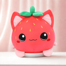 Strawberry Purrfection Kawaii Cat Plushie