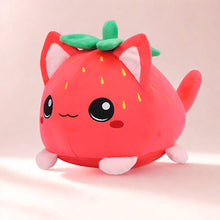 Strawberry Purrfection Kawaii Cat Soft Plush Toy