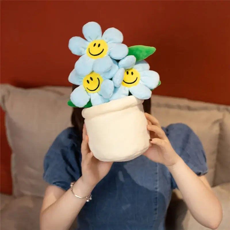 Sunshine Bloom Daisy Plushie Close Up
