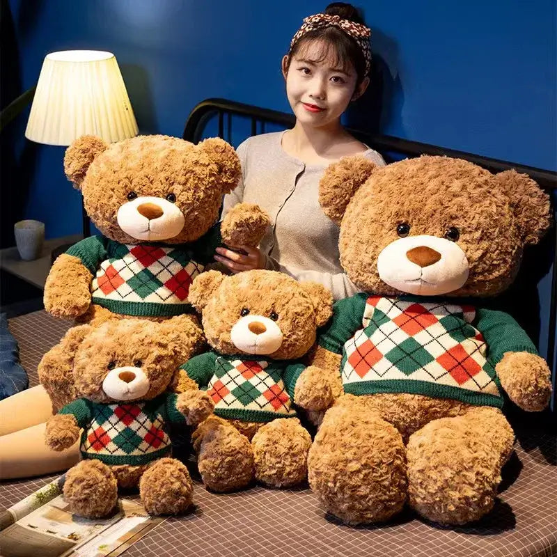 Sweater Snuggles Bear teddy bear stuffed animal sizes