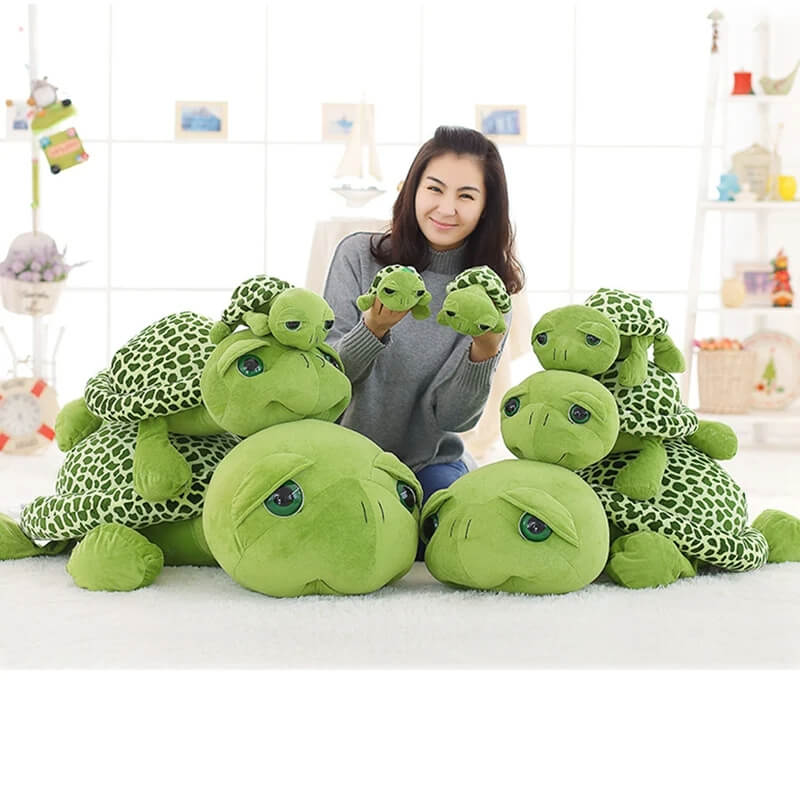 Tender Tortoise Plushie stuffed animal sizes