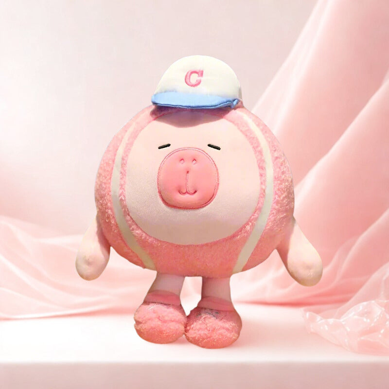 Tennis Ball Capybara Plushie Pink