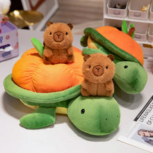 Turtle Trails & Capybara Tails Plushie Backpack