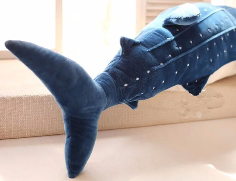 Voyager Whale Shark stuffed animal detail of tail