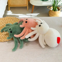 Weave of Wonder Spider Stuffed Animal Colors White, Green, Pink