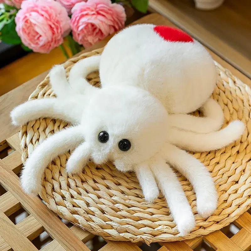 Weave of Wonder Spider Plushie Color White