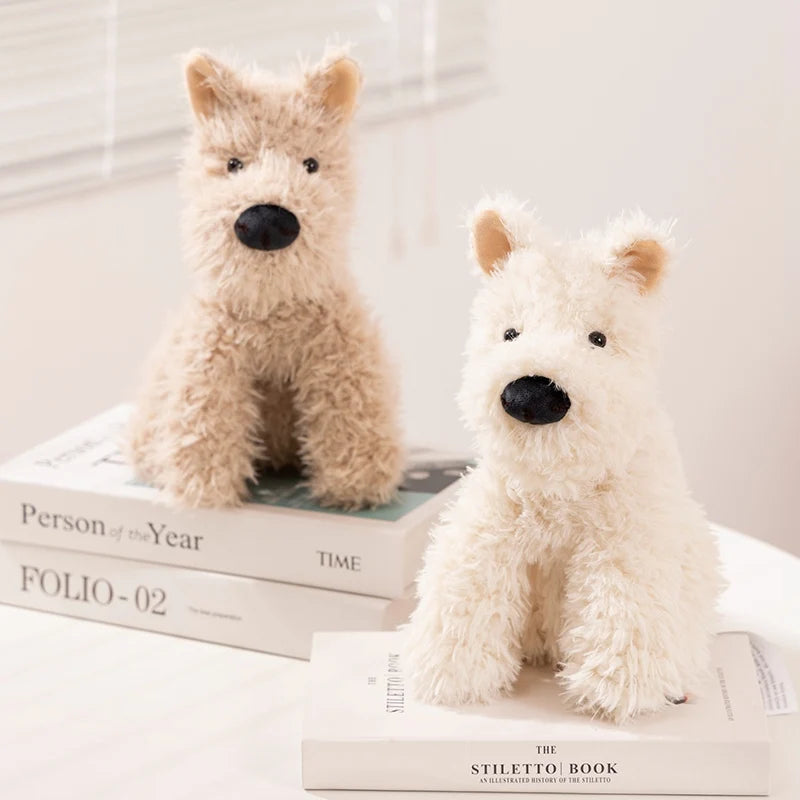Westie Plushie Backpack Front View