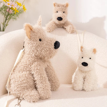 Westie Plushie Backpack Sizes