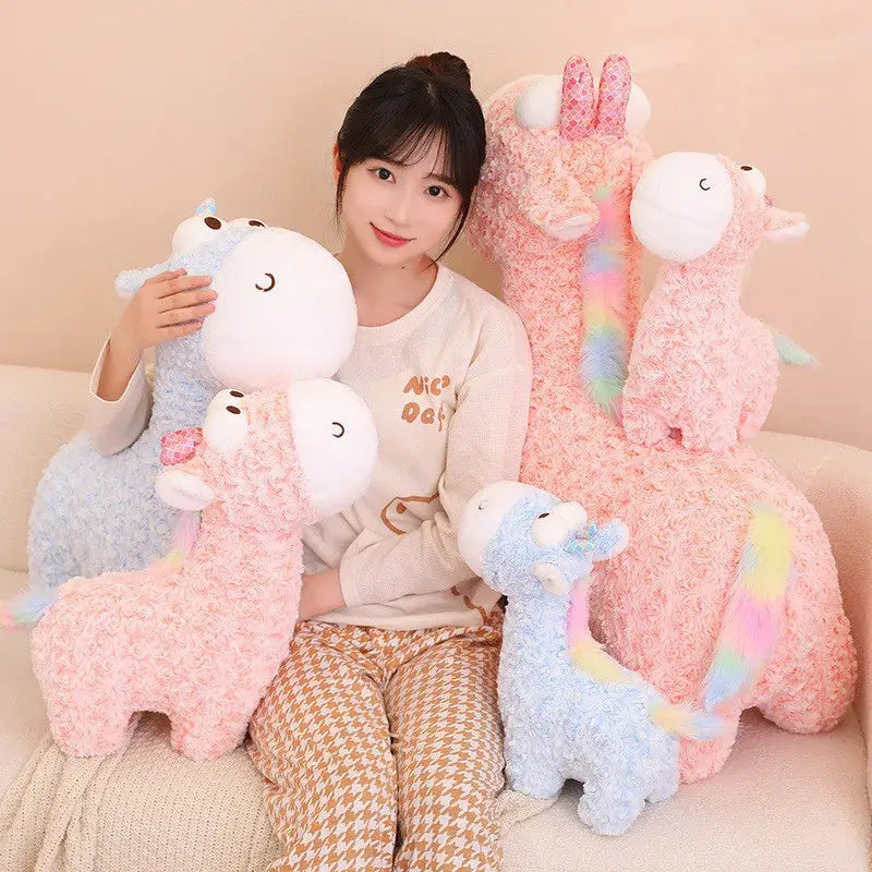 Whisper Soft Giraffe Plushie Color and Size Chart