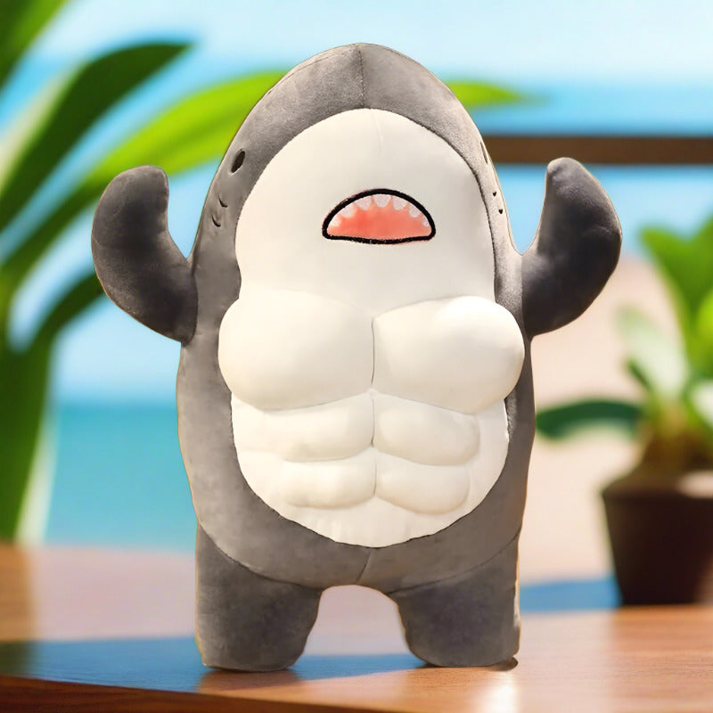 Fit Fin Shark Plushie black