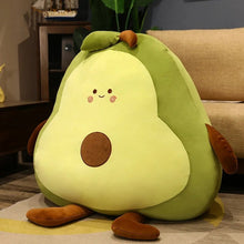 Giant avocado plushie color green