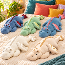 Five Mythic Hugs dragon plushie colors together: Blue, Blue & Pink, Pink, Green, and White.