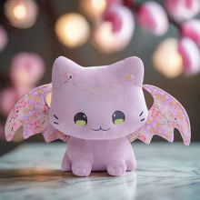 Bat-Winged Cat Plushie purple