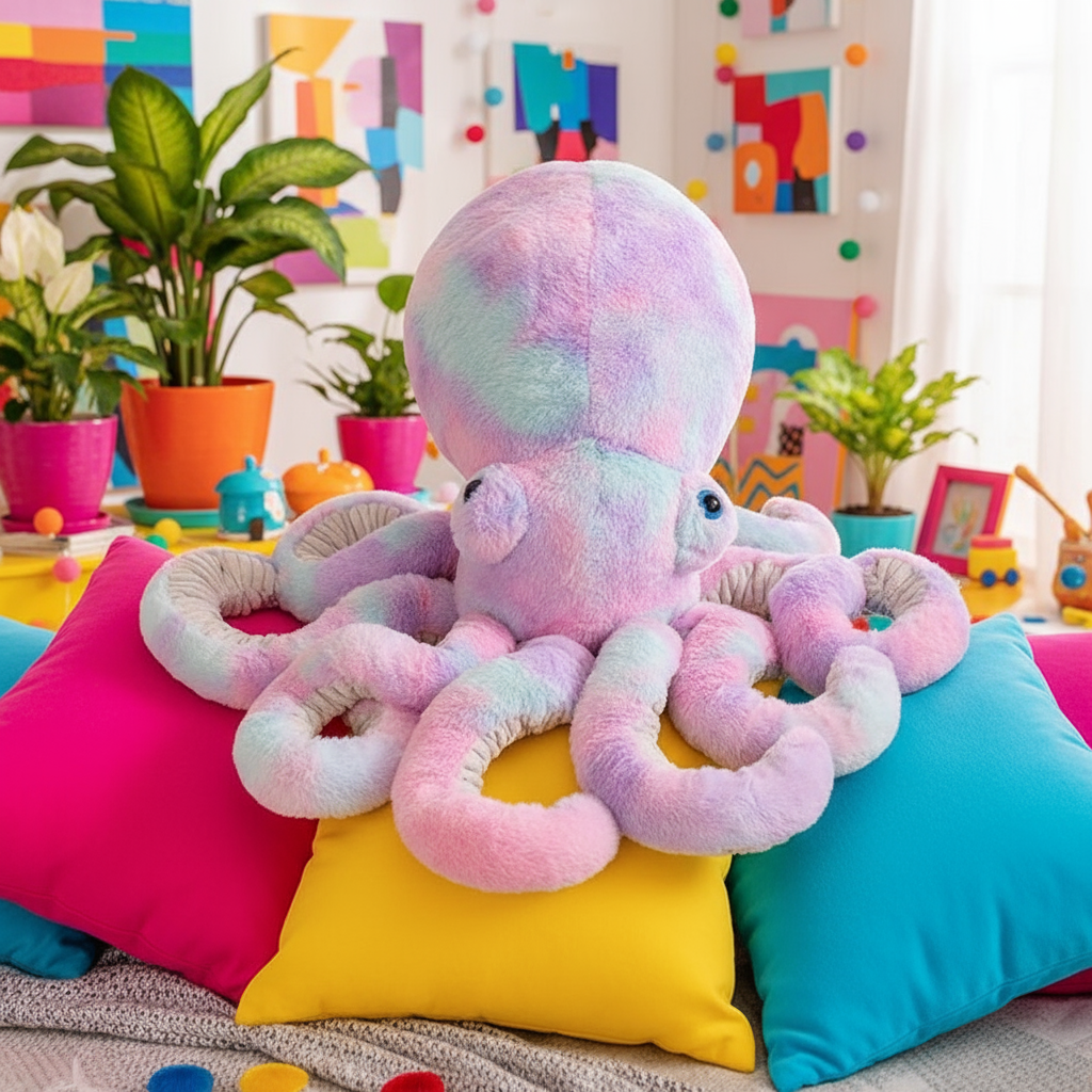 Rainbow Octopus Purple - Vibrant BG Updated