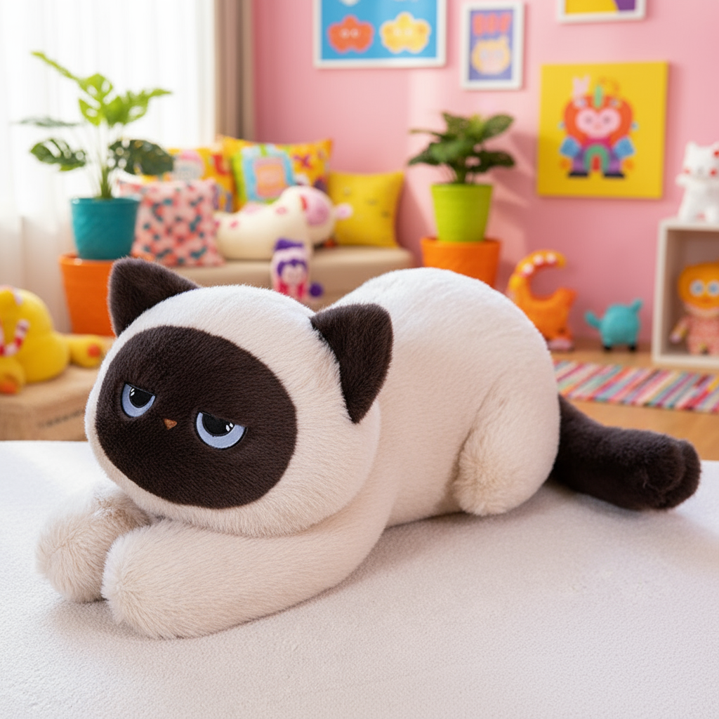 Siamese Cat Plushie Hero