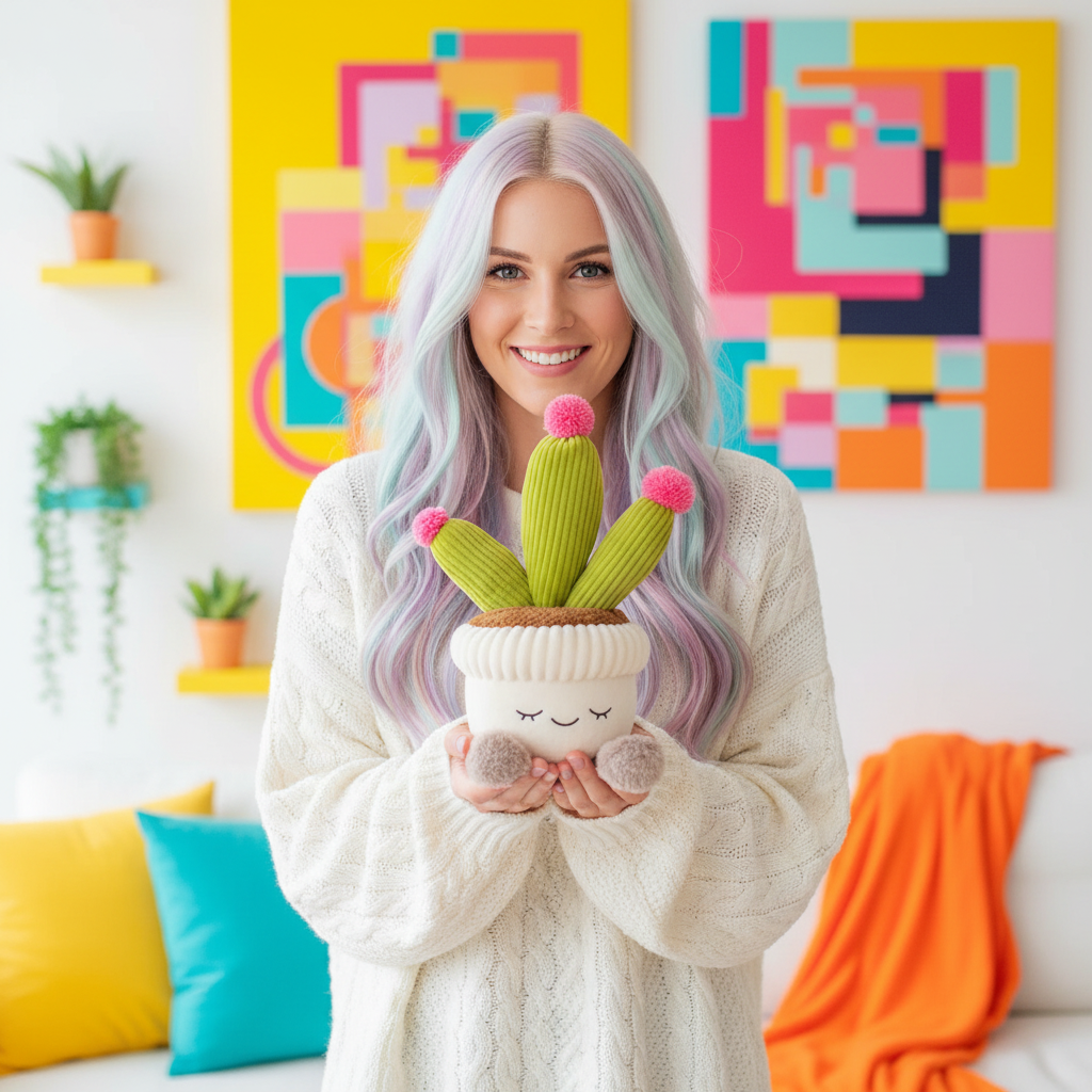 UGC Plush Cactus Display